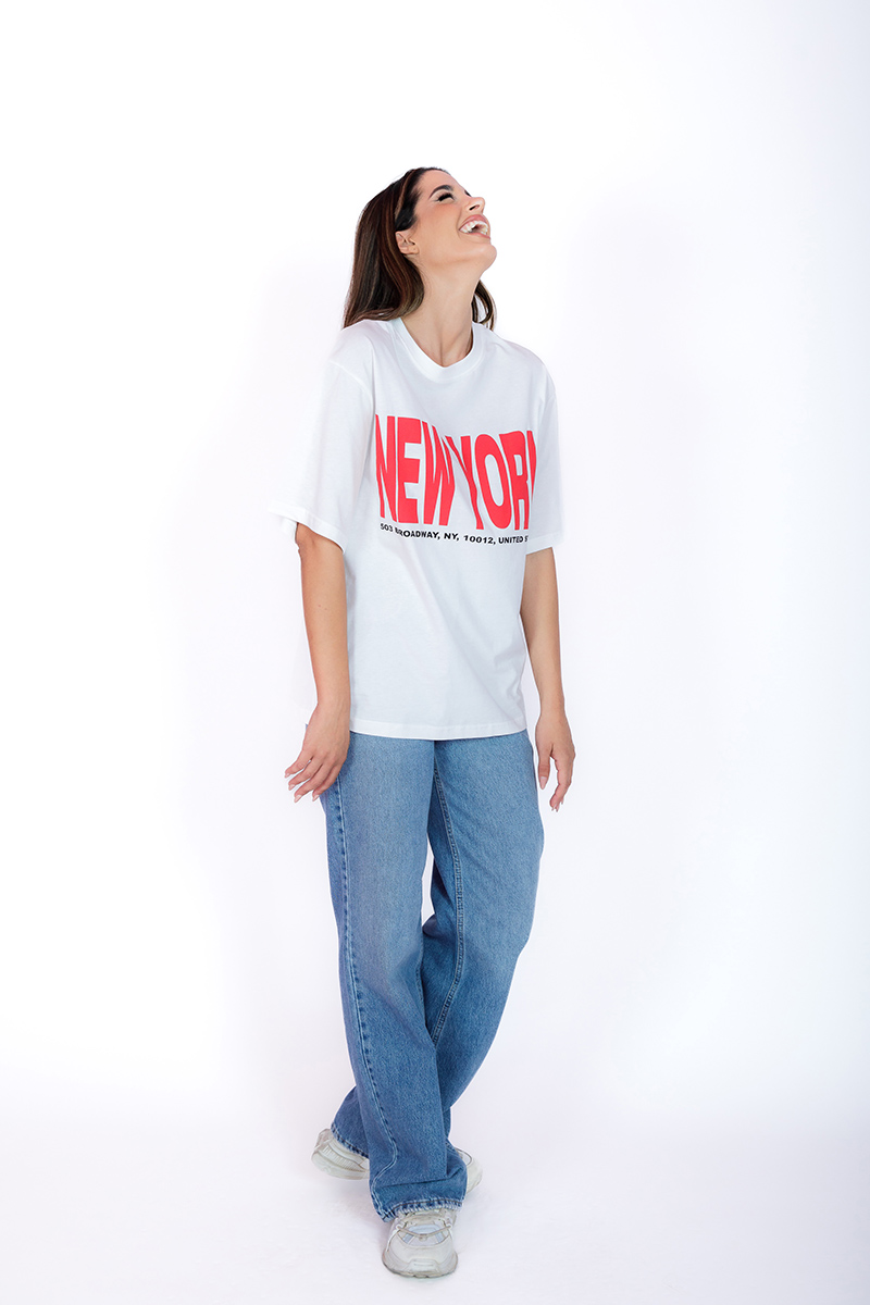 Τζιν ψηλόμεσο παντελόνι